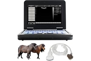 CONTEC Veterinary Portable Ultrasound Scanner For Pregnancy Check On Animals Horse Equine Goat Sheep Dog With 3.5MHz Convex Probe