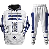 Buxomigrl Adult Halloween Cosplay Hoodie Pants Outfit 3D Print Costume Sweatshirt Suit Lounge Sets