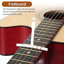 Mudder 10 Pieces Guitar Luthier Tools Include 9