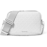 Michael Kors Womens Bryant Medium Double Zip Chain Camera Crossbody Bag