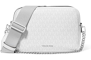 Michael Kors Womens Bryant Medium Double Zip Chain Camera Crossbody Bag