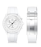 REBANDACE Strap for Moonswatch Watch,Cut to Size No