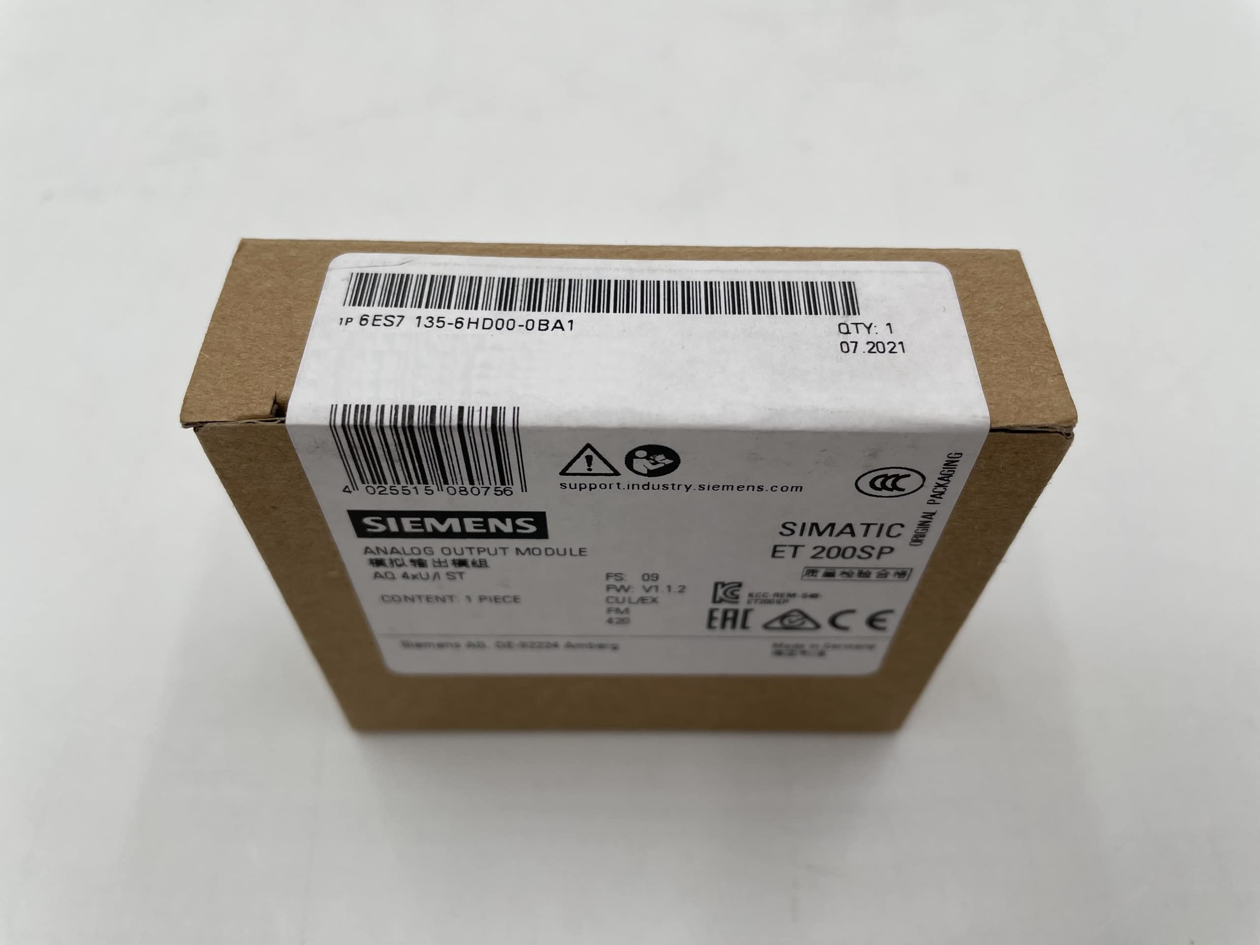 Siemens 6ES7135-6HD00-0BA1 SIMATIC ET 200SP 6ES7