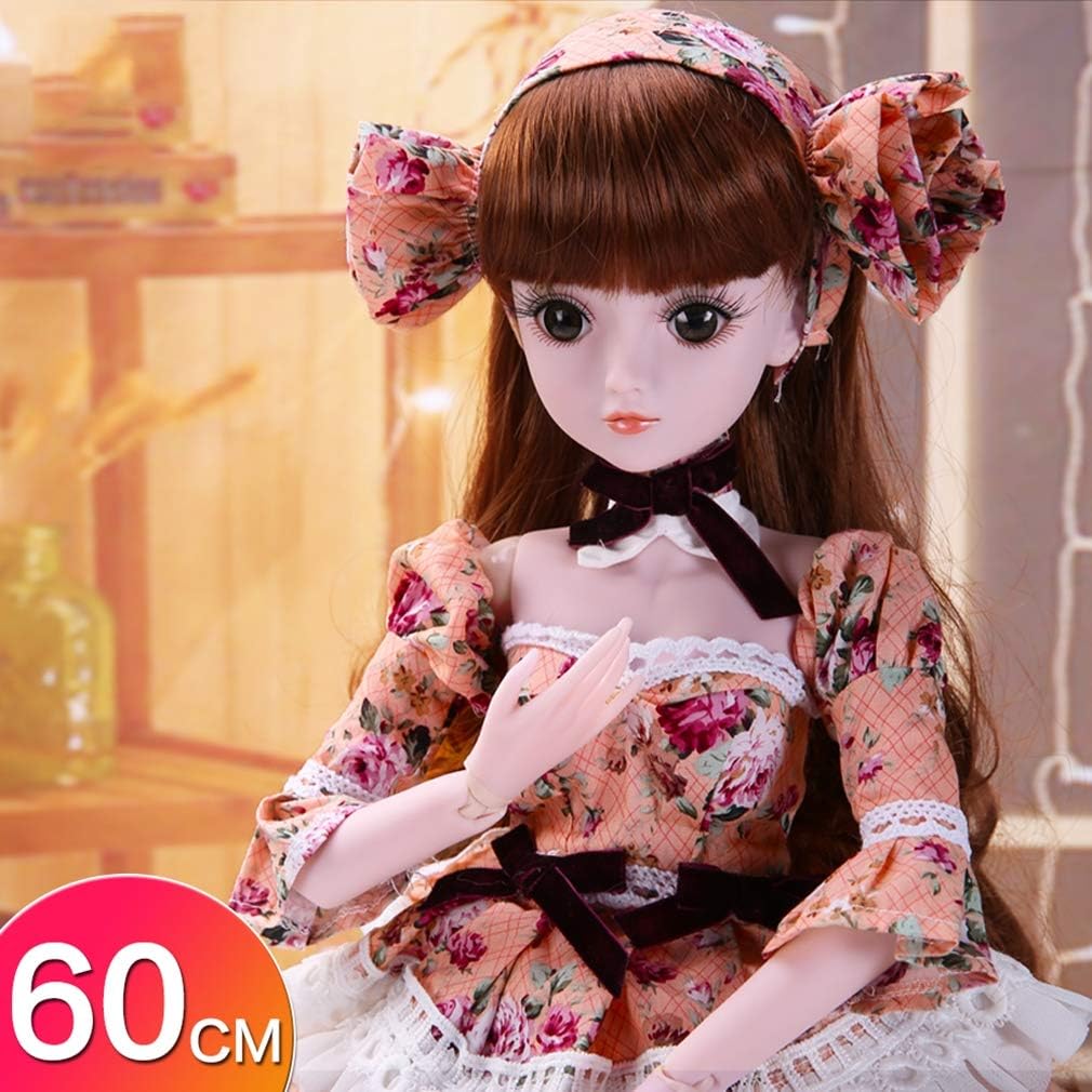 DUBAOBAO Best gift BJD doll, 1/3 SD doll 24 inches 19 ball joint dolls DIY toys, bring clothes, clothes, wig, girl