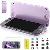 Protective Case for Nintenndo Switch 2 Accessories | Precision-Fit Slim Case for Switch 2, 360&deg; Snap-Lock Protection, Clear Glass Guard, Plus Complete Accessories
