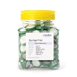 COBETTER 100 Pack Syringe Filter Nylon Lab Filters