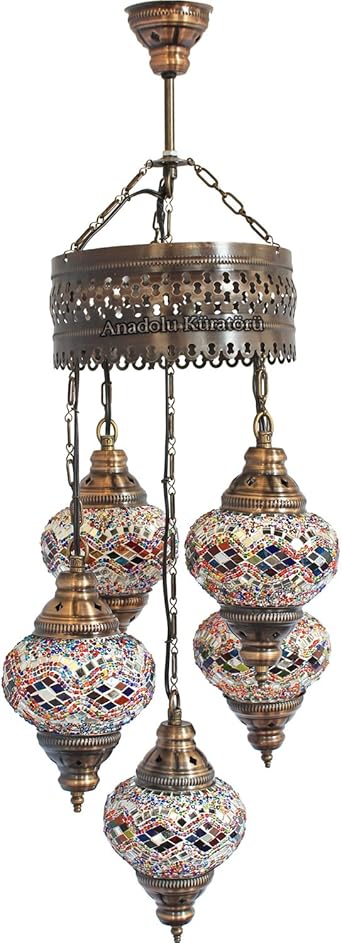 chandelier luces de techo lamparas colgantes turco mosaico luces colgante multicolores color vidrio linterna marroqui de vidrio 5 bombillas