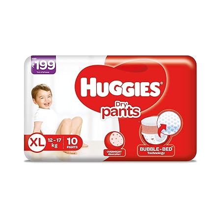 Huggies Dry Pants Extra Large Size Diapers (10 Count)