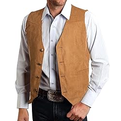 Hi-Tie Men's Suit Vest Tailored Collar Single