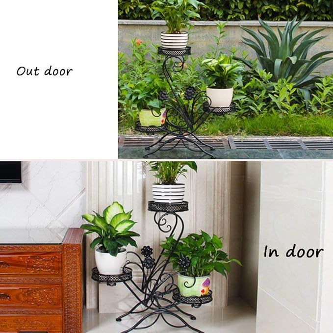 ChenDz Estante para Flores Estante para Interiores de Varios Pisos ...
