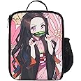 Roffatide Kamado Nezuko Lunch Box Bag Girls Leakproof Multifunctional Student Small Thermal Insulation Lunch Bag