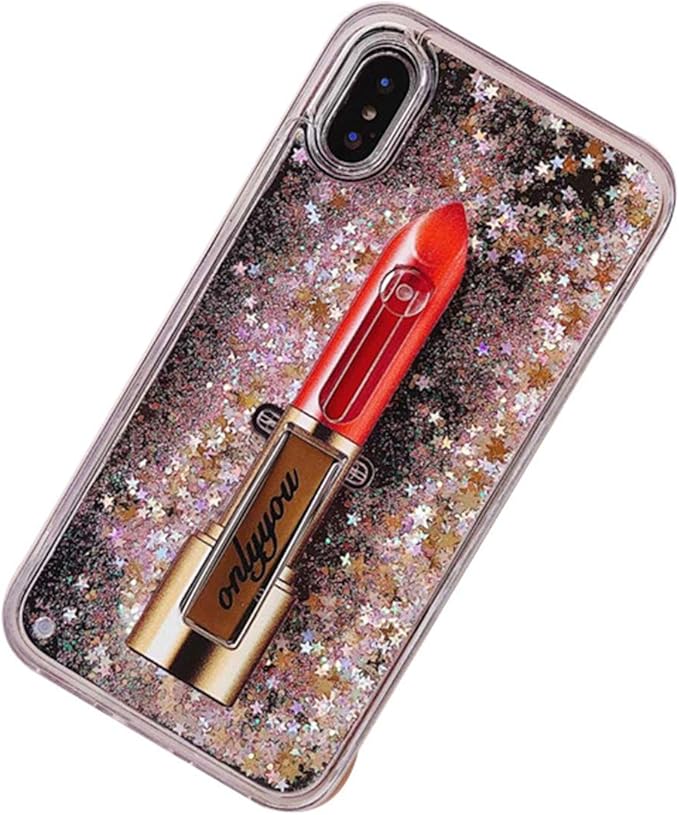 Amazon リップスティック ブラケット グリッター リキッド クイックサンド 電話ケース Iphoneケース用 For Iphone 8plus ケース カバー 通販