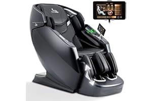 MassaMAX A675 4D Massage Chair, 2026 with 125°–167° Adjustable i-Open Flexible Track | Full Body Scan & Stretch | Calf Kneading & Auto Footrest | Zero Gravity Recline | 22 Modes & Cover