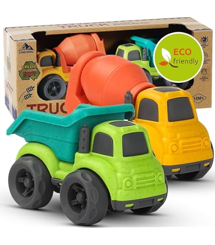 Green Toys Construction Vehicle Includes Scooper, Dumper