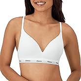 Hanes Women's Originals Full Coverage Contour Wireless Stretch Cotton T-Shirt Bra