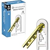 BePuzzled |Keyhole Hanayama Metal Brainteaser Puzzle Mensa Rated Level 4, for Ages 12 and Up