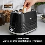 Morphy Richards Hive 2 Slice Toaster Black 850W Variable Browning view 3