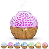 Pinci Essential Oil Diffuser,60ml Portable Mini Aromatherapy Diffusers,Cool Mist Vaporizer Humidifier with USB 7 LED Light Co
