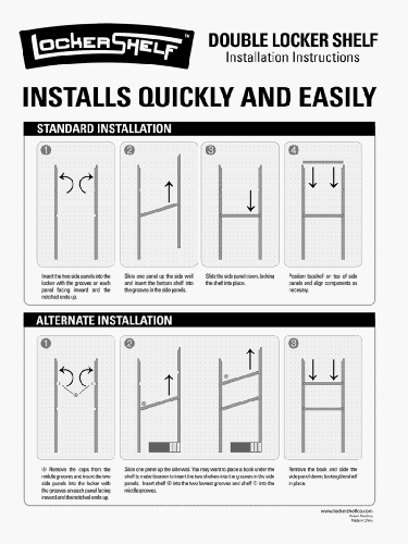 Algopix Similar Product 14 - Lockershelf Company9 Locker Shelf