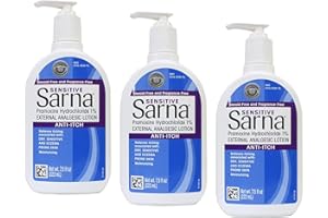 Sarna Sensitive Anti-Itch Lotion 7.50 oz (Pack of 3)