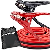 Cartman Booster Cables 10 Gauge 12 Feet in Carry Bag (10AWG x 12Ft)