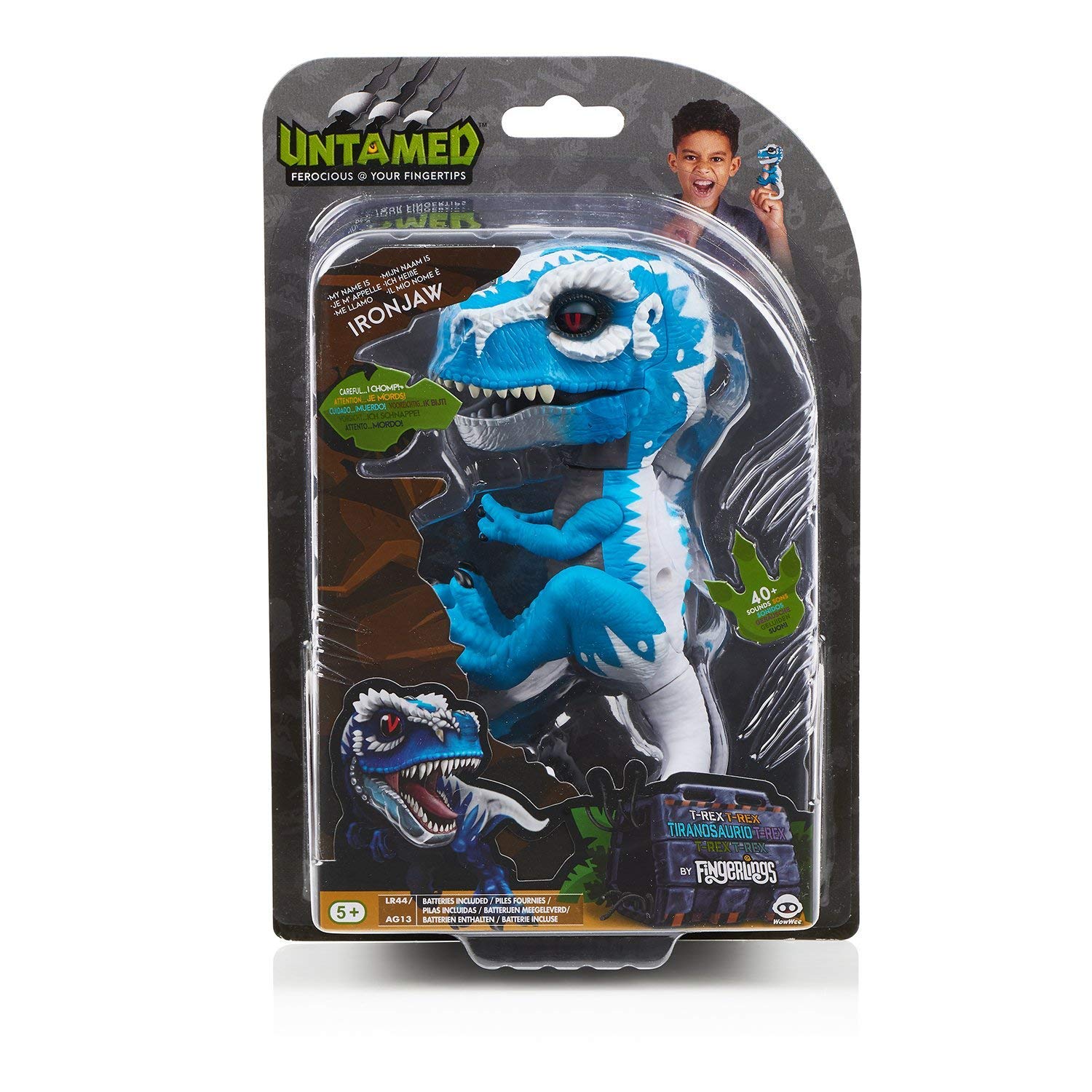 blue fingerling dinosaur