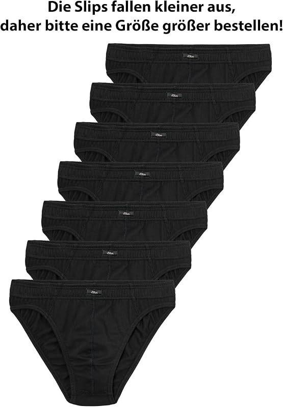 Biancheria Intima da Uomo (Confezione da 7), Nero, L