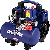 Air Compressor, 1 Gallon Ultra Quiet Portable 60 dB, 13-Second Quick Fill, 1 Gallon Compact, Oil-Free for Tire Inflation/Nail
