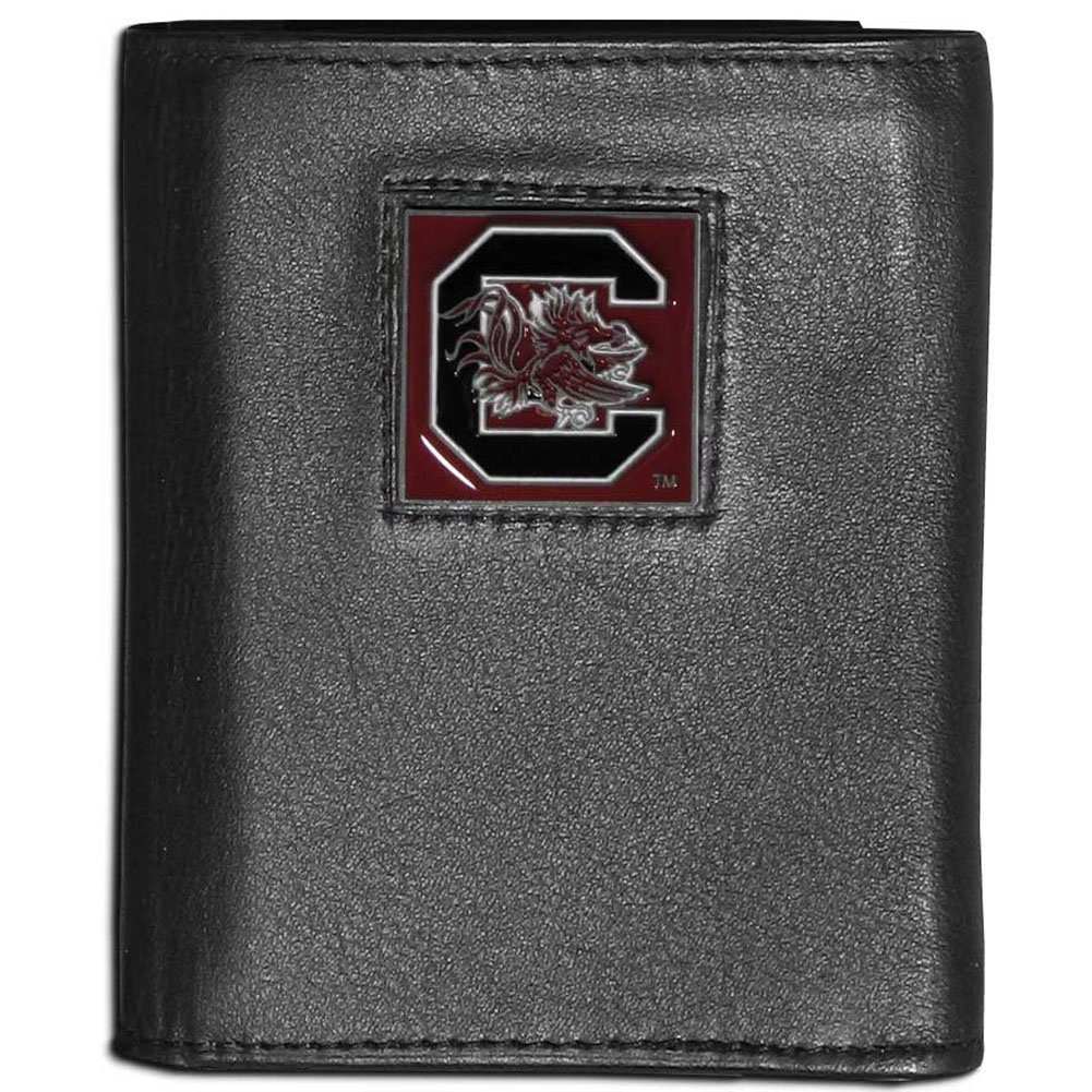 Siskiyou Sports NCAA South Carolina Fighting Gamecocks Leather Tri-Fold Wallet