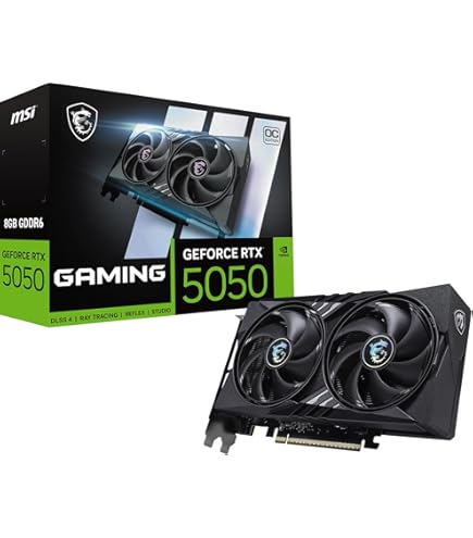 Amazon.com: MSI GeForce RTX 5050 8G Gaming OC Graphics Card - RTX