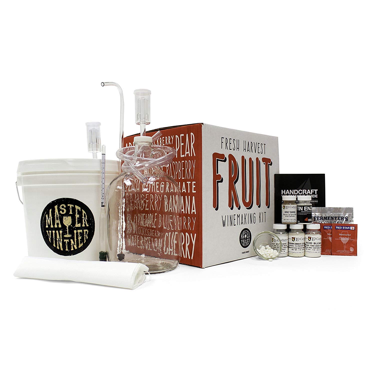 Master Vintner Fresh Harvest One Gallon Small Batch Fruit Wine Making