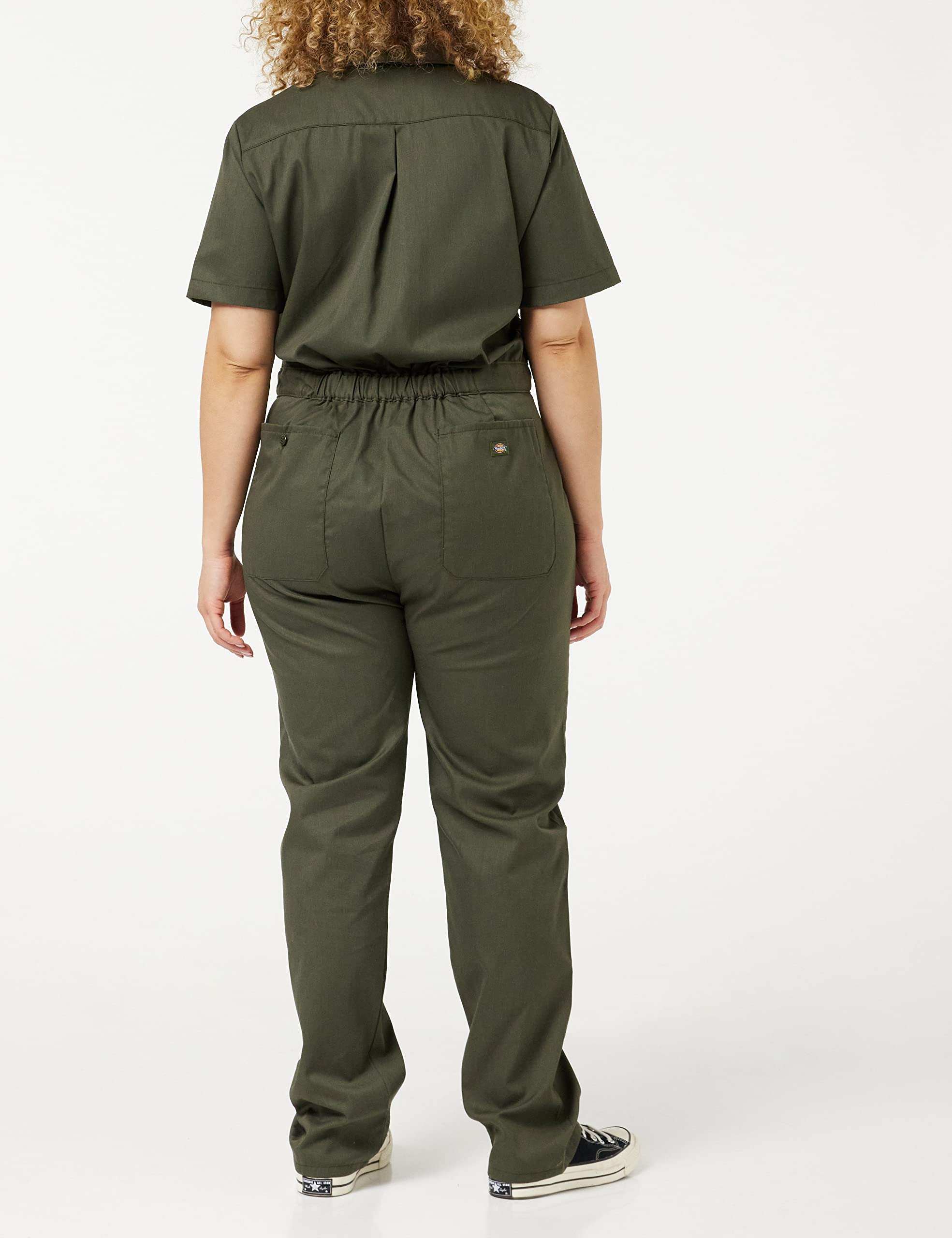 Dickies Women's Short Sleeve Flex Coverall Dark Navy Large for sale