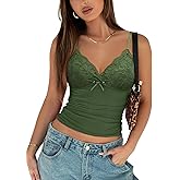 Avidlove Camisole Tops for Women Sexy Tank Tops Cami Y2K Bralette Spaghetti Strap Undershirts Slim Going Out Top Lingerie