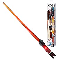 Star Wars Lightsaber Forge Kyber Core Darth Vader, Officially Licensed Red Customizable Electronic Lightsaber, Toys for 4 Yea