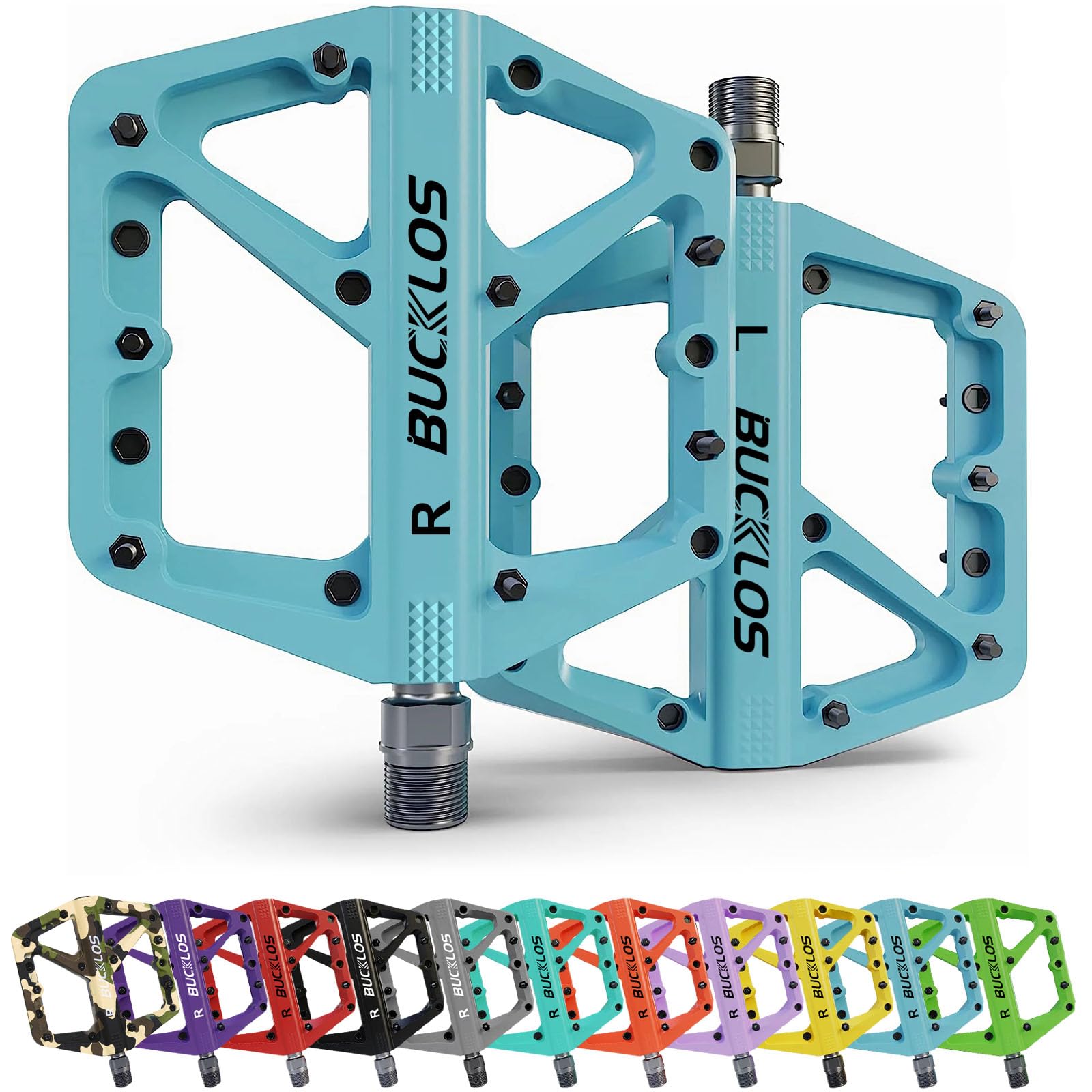 Mountain Bike Pedals MTB Pedals Aluminum Dual-Sided SPD 9/16