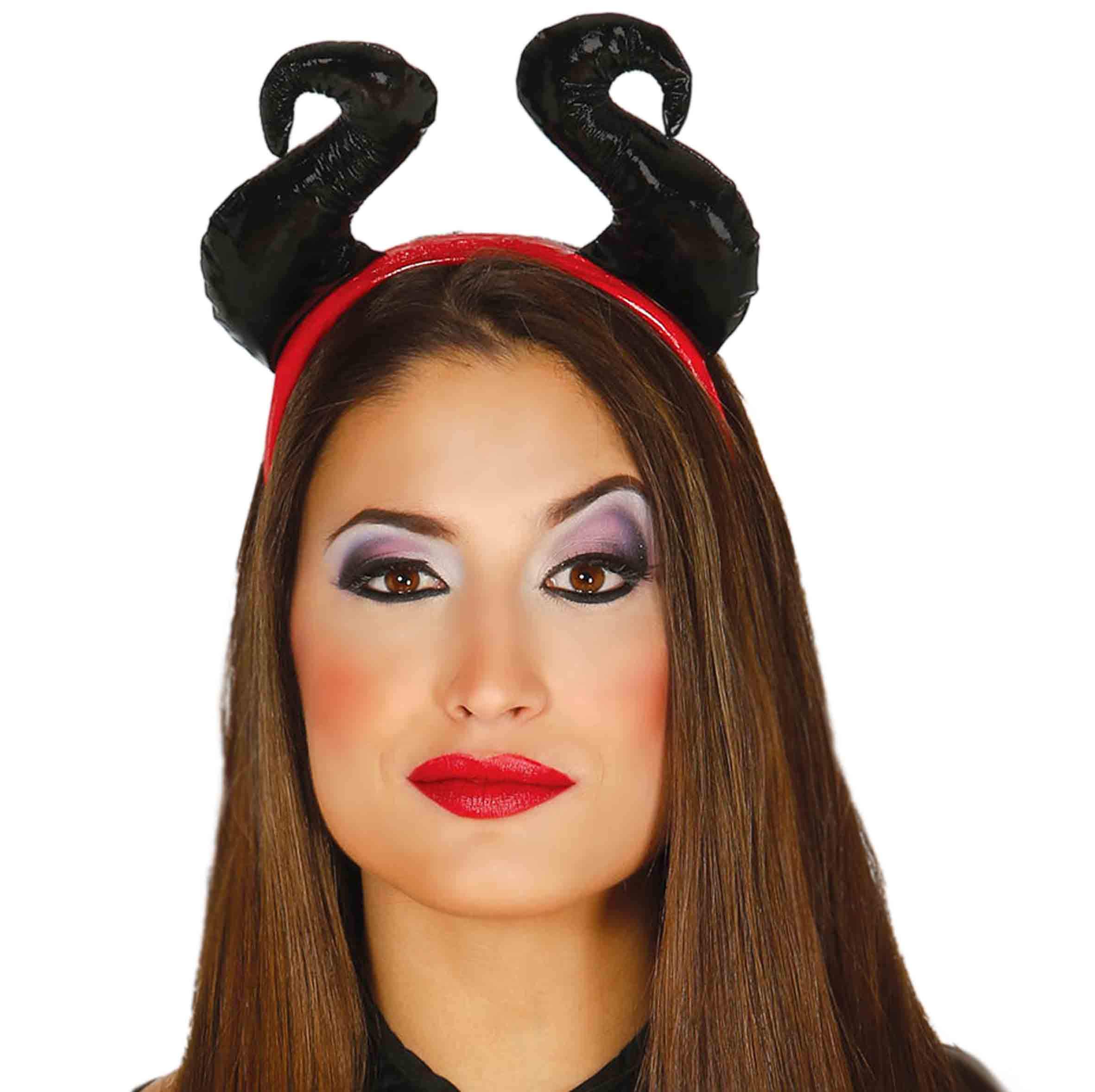 Guirca Fiestas GUI18547 Tiara with Black Horns