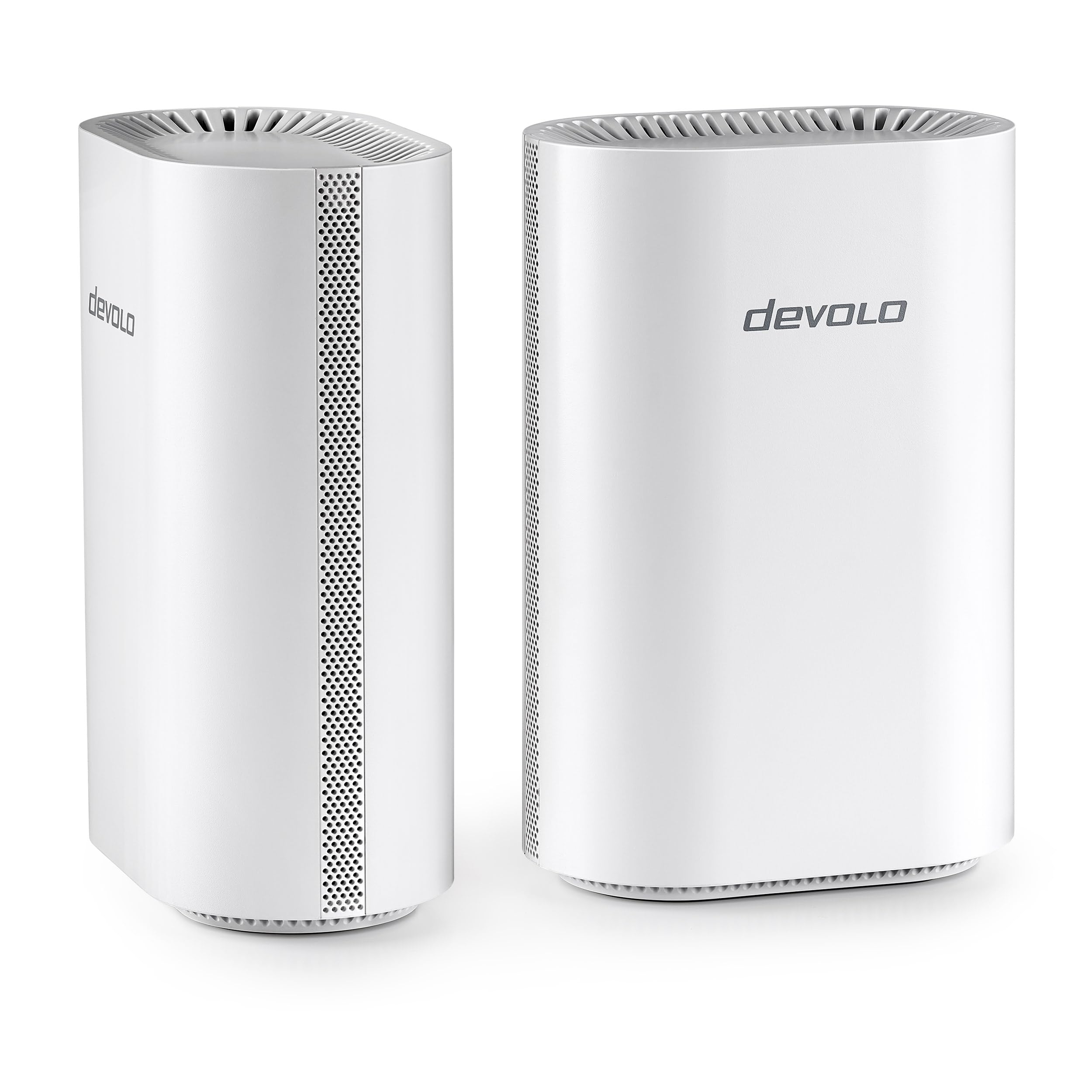 devolo WiFi 7 Mesh BE6500 2-Pack, Highspeed Mesh-WLAN-System, WLAN-Verstärker, bis zu 6.500 Mbit/s, 2,5 Gbit/s-LAN-Anschluss, weiß