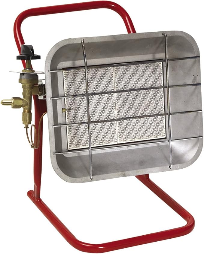 Gasheizstrahler mit Keramikelement und thermisch geschützt 5000W Camping Gas Heizstrahler