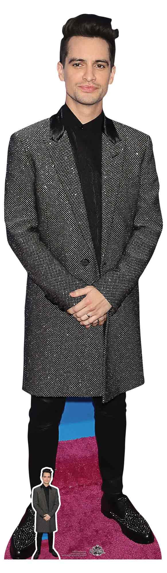 CS853 Brendon Urie Lifesize Cardboard Cutout with Free Mini Cardboard Cutout
