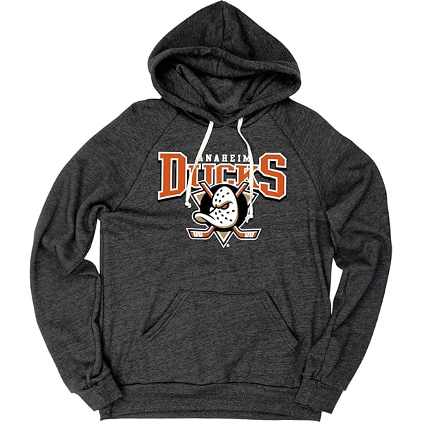 Sweat à capuche Anaheim Ducks College Stamp Crew - Homme
