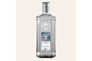CleanCo Clean T - Alcohol-Free Tequila Alternative | Award-Winning Zero Proof Spirits | Sugar Free Low Calorie No Sweeteners | Vegan & Gluten-Free | Alcohol Free Cocktails | 23.7fl oz (700ml)