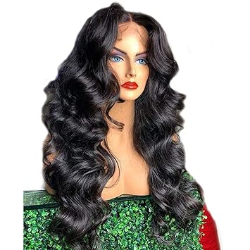 Amazon Com Loose Wave 360 Lace Frontal Wig Pre Plucked With Baby
