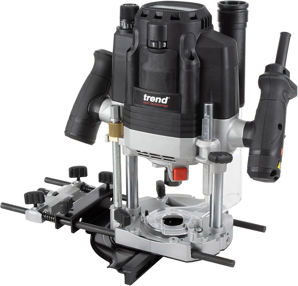 Trend T8EK 1/2 Inch Dual-Mode Plunge Router 2200 W 240 V Black