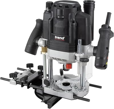 Trend T8EK 1/2 Inch Dual-Mode Plunge Router 2200 W 240 V Black
