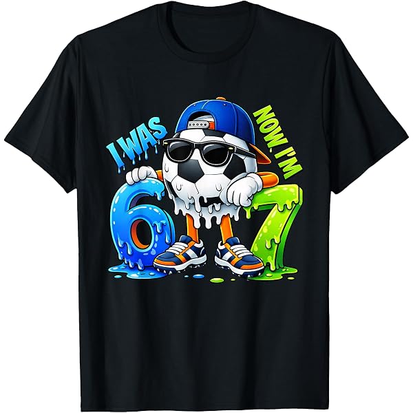 Amazon.com: I was 6 Now I'm 7 Six Seven Meme 7 Year Old Birthday T