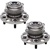 TUCAREST 512344 x2 (Fit Vehicles w/FWD Only) Rear Wheel Bearing and Hub Assembly Compatible with 2007-2011 Ho-nda CR-V, 2012-2015 Crosstour, 2010-2011 Accord Crosstour [5 Stud Hub]