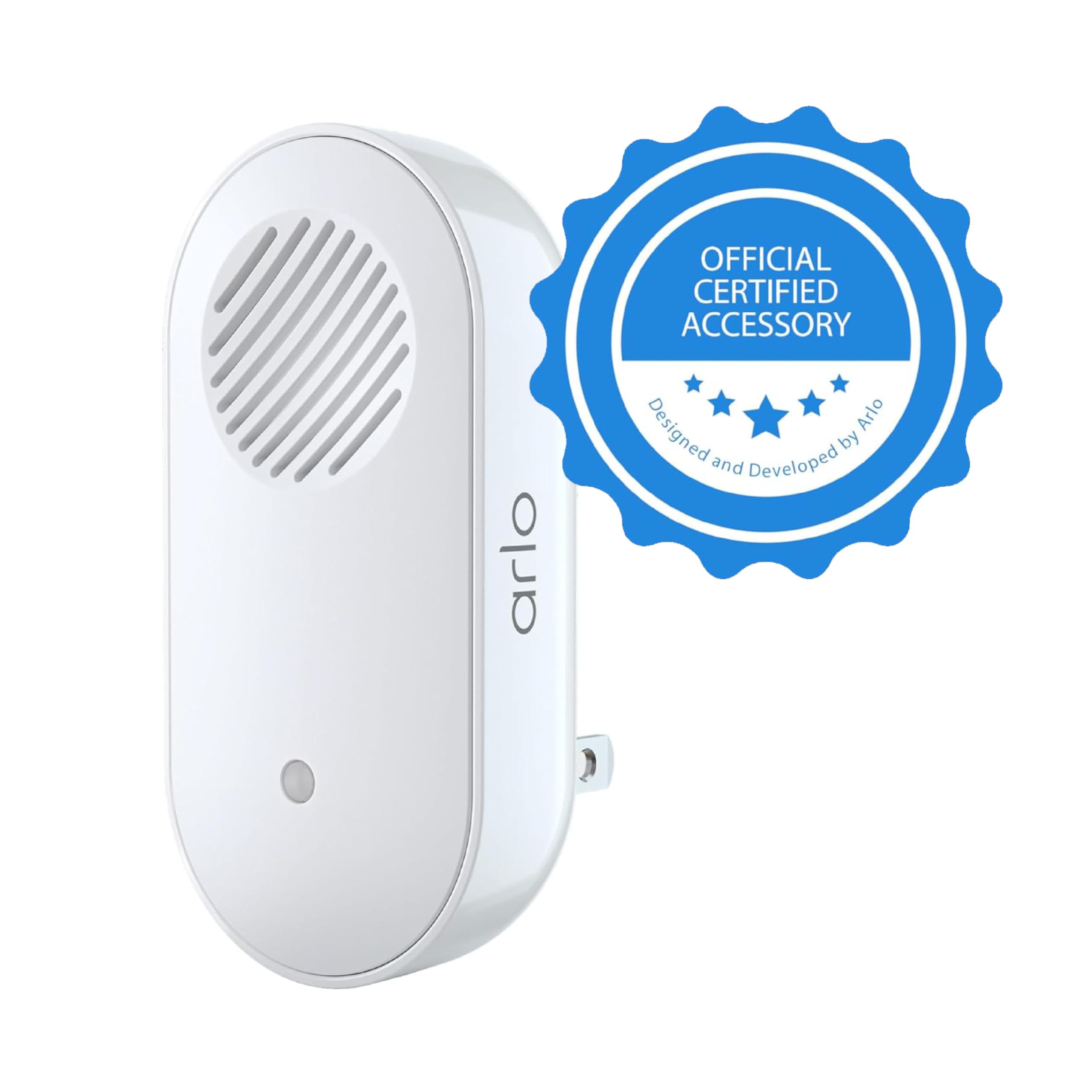 Arlo Chime 2, Built-in Siren, Audible Alerts, Customizable Melodies, Wi-Fi Connected, Compatible with: Wired/Wireless Doorbell Camera, Security Cameras,Smart Home Devices(Does not Work: Pro, Ultra)