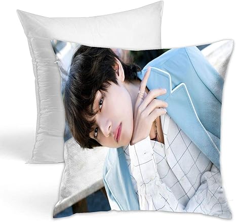 Amazon Bts 防弾少年団 V 金泰亨 1 抱き枕 おしゃれ 背当てクッション 部屋雑貨 インテリア 車用 り ソファー 家庭装飾 吸湿速乾 通気性 洗濯可 印花 抱き枕 装飾枕両面タイプ 枕芯を含む45x45cm 抱き枕 オンライン通販