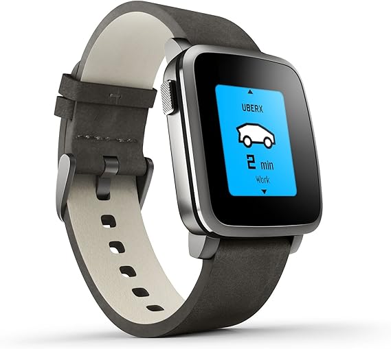 pebble time steel amazon