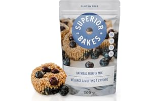 Superior Bakes Oatmeal Muffin Mix. Gluten Free. Made with Coconut Sugar.